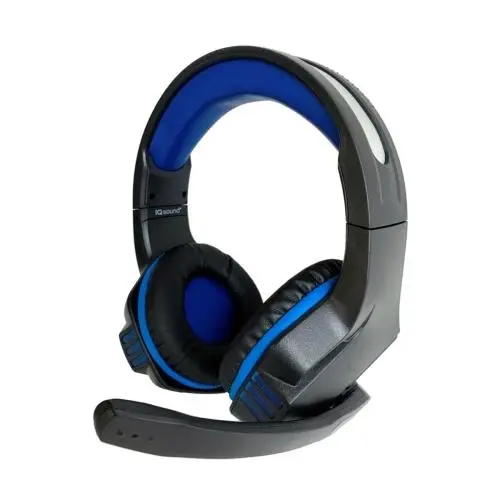 AUDIFONOS GAMER AZUL CON LED