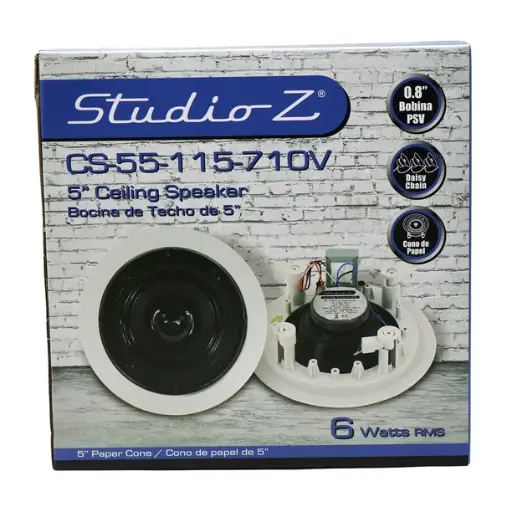 [CS-55-115-710V] BOCINA PARA TECHO STUDIO Z 5"